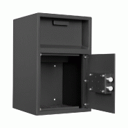 Coffre-fort dépôt FORMAT Dinero 1 - Coffre dépôt de fonds - 14,6 litres - Serrure à clé (standard)_5