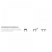 Table basse relevable et extensible MAGIC-J - Laquée blanche - Piétement chromé - Réglable en 7 hauteurs - Plateau 75x150cm_5