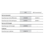 Bloc parking BPE - tube acier galvanisé avec bandes réflectos et 3 systèmes d'ouverture_5