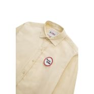 Chemise unisexe London - 100% coton biologique - Concept patch à scratch personnalisable_5