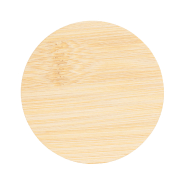 Bougie parfumée en cire végétale - parfum vanille - pot en céramique avec fond liège et couvercle en bambou - 188 gr_5