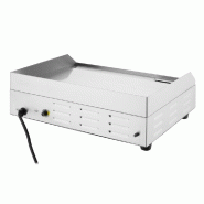 Plancha électrique lisse en ACIER poli - L 525 mmo | Buffalo - CU626_5
