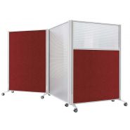 Cloison K-PRIME - Séparation d'espace pour bureaux, mobile ou fixe, avec options acoustiques et finitions variées_5