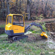 Débroussailleuse renforcée Série DA - Série lourde pour mini-pelle de 2 à 7 tonnes - Largeur 640mm à 1100mm - GHEDINI ATTACHMENTS_5