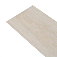 Vidaxl planche de plancher pvc autoadhésif 5,21 m² 2 mm blanc chêne 330179_5