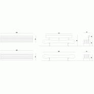 Banc public en bois - Banquette JERIKO© par Agence Akïro - Design robuste et proportions fortes_5