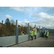 Protection maximale contre les crues avec le dispositif flo-dem 100k