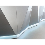 Banque d'accueil verre et lumière aux lignes épurées - ALPA_5