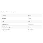 Kit-ln - lame a neige - 954 bbt - largeur 100 cm