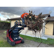 Grappin-râteau , pince à grumes trg35 pour porte outils toro dingo, ditch witch, vermeer_5