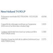 Tracteur agricole New Holland T4 LP alliant confort et efficacité