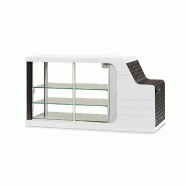 Vitrine réfrigérée de comptoir 120L SCAIOLA - Gris_5