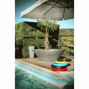 Pot de fleur Colors® - modèle Sitting - ultra-léger, résistant UV et températures extrêmes - réserve d'eau intégrée_5