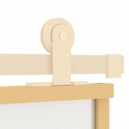 Vidaxl porte coulissante doré 102,5x205 cm verre esg dépoli aluminium 155153_5