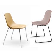 Chaise empilable Pure-Loop - coque monobloc en polypropylène renforcé, mono ou bi-nuance_5