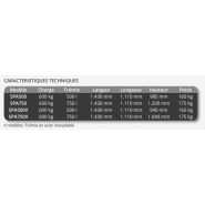Distributeur d'engrais SEGUÉS SPA - capacité 500 et 750 L - double disque inoxydable_5