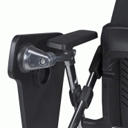 Chaise empilable anny sur roulettes, assise relevable_5