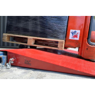 Rampe d'accès pour conteneur au sol - 100% galvanisée à chaud - Capacité 6T - AZ Ramp HCRN-06 GAV_5