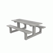 Table pique-nique RUBUS béton 6 places avec assises_5