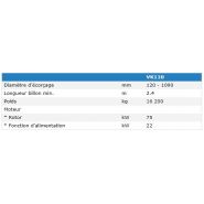 Vk110 - Écorceuse Valonkone - Rotor mobile 109 cm pour grumes de 120 à 1090 mm_5