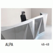 Banque d'accueil fonctionnelle et esthétique - Modules conformes aux normes européennes - Large choix de coloris et tailles_5