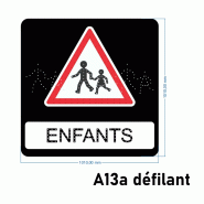 Panneau A13a défilant solaire_5