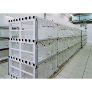 Rayonnage alimentaire pliable pour superette_6