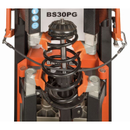 Compresseur de ressort double piston pneumatique avec grille de protection - BS30PG - capacité 24000N - pour ressorts MacPherson_5