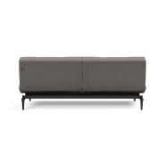 Innovation Living - Canapé Splitback Styletto convertible lit 115x210 cm - Pieds chêne noir - Tissu Mixed Dance Grey_5
