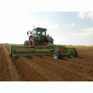 Outil agricole Baselier pour sols avec largeurs ajustables