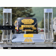 DEFINITIVE CLM Remorque porte engin aluminium 3T5 FLY35_5