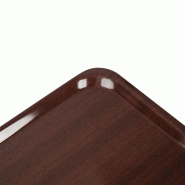 Plateau stratifié lisse Capri Cambro acajou 460mm_5