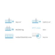 Camion nacelle B-Lift 17 E - CTE - 16,6 m - Bras télescopique à 3 éléments et rotation 400°_5