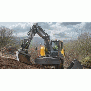 Équipement de chantier Volvo EWR150E avec moteur de 105 kW à 2 000 tr/min