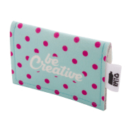 Porte-monnaie sur mesure en feutre RPET - impression quadri - 18g - couleur gris_5