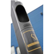 Cendrier sur pied - Vidage propre et rapide - Tube acier Ø 76 mm - Tête en aluminium moulé - Hauteur 600 mm - Verrouillable par clé triangle_5