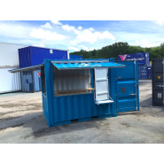Kiosque / stand en container modulable - solutions sur mesure pour événements et points de vente - Eurobox_5