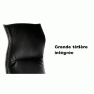 Fauteuil Président BRICE cuir synchrone - cuir noir_5