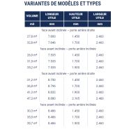 Benne stas avec volume modulable de 26 à 48 m³