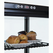 Vitrine réfrigérée panoramique avec porte incurvée - série C - noire 235L - Polar - CX573_5