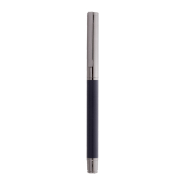 Parure stylos en métal - Stylo à bille et stylo roller - Étui boîte cadeau noir - Encre bleue_5