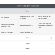 Echafaudage roulant en acier galvanisé generis 950 - comabi snc - hauteur de travail maxi. 14 m_5