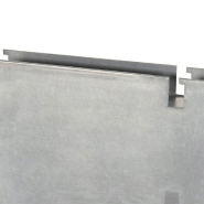 Panneau de grillage de jardin Acier inox 100x85 cm 30x17x2,5 mm vidaXL