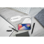 Lampe de bureau multifonctionnelle RABS - ABS recyclé - Chargeur rapide sans fil 15W - LED et luminosité réglable_5