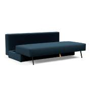 Innovation Living - Canapé convertible Osvald Argus Navy Blue 150x200 cm avec ouverture assistée et espace de rangement_5