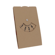 Disque de stationnement en papier kraft - impression incluse - minimum 100 pièces_5