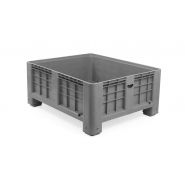 Caisse-palette monobloc étanche en plastique - 120 x 100 cm - Hauteur 90 cm - Capacité 800 litres - Modèle CaissPal Embalogik_5