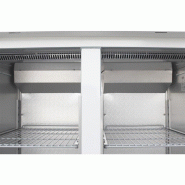 Armoire réfrigérée négative GN double porte blanche Série G 1200L CD616 Polar_5