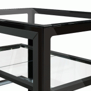 Vitrine réfrigérée 1500 mm - double vitrage avec 2 étagères | KTGSF157S_5
