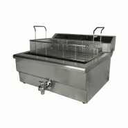 Friteuse posable électrique 25l - avec robinet de vidange 7518.0210 COMBISTEEL_5